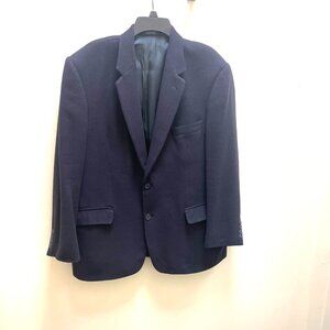 GIANFRANCO RUFFINI Men's Blazer Sport Coat Jacket Camel Hair Navy Sz 48R